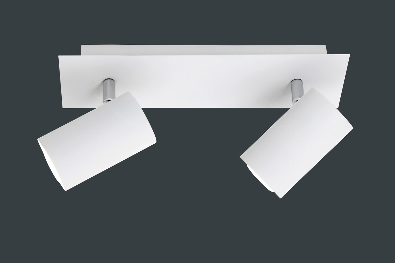 Plafoniera Marley, TRIO, 30x9x15 cm, 35W, 2x GU10, metal, alb - imagine 3